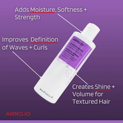 Vista 5 de ARROJO Curl Hydration - Champú para cabello rizado