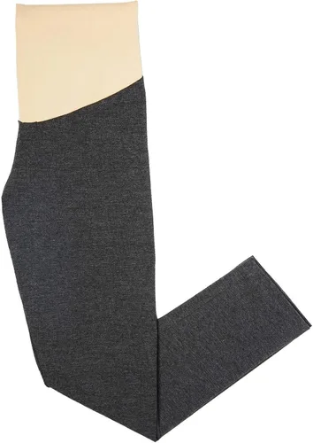 Vista 2 de Motherhood Maternity - Leggings elásticos esenciales para mujer, ajuste secreto sobre el vientre, longitud completa y cortos XS-3X, paquetes de 1 y 2