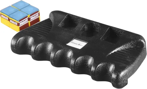 Vista 8 de Soporte portátil para taco de billar para borde de mesa, con capacidad para 2 tacos de piscina y 4 tizas, soporte para tacos de mesa con abrazadera