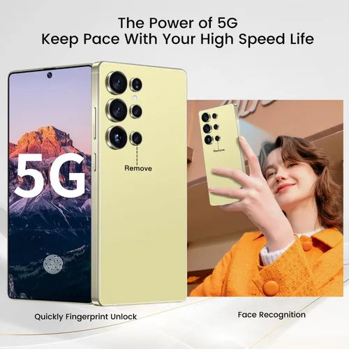 Vista 4 de Smartphone I25 Ultra Flagship Killer - Snapdragon 8 Gen 3, 16 GB+512 GB, pantalla FHD+ masiva de 6.99 pulgadas, cámara Pro de 108 MP+68 MP, batería