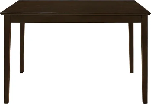 Vista 3 de Coaster Home Furnishings - Guillen - Madera - Juego de comedor rectangular de 5 piezas - Sillas laterales sin brazos, juego de comedor
