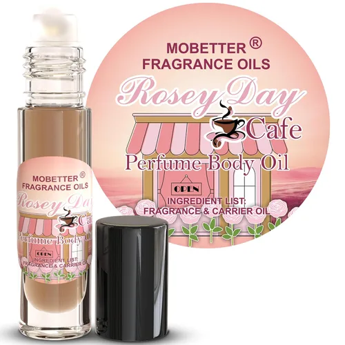 Vista 13 de MOBETTER FRAGRANCE OILS Aceite corporal para mujer con perfume de oro convertido en rosa