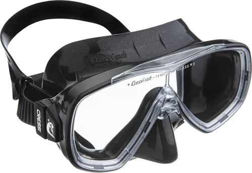 Vista 6 de Cressi Juego de esnórquel de viaje ligero premium para todas las edades, aletas ajustables + máscara de silicona + snorkel seco - Juego Palau SAF