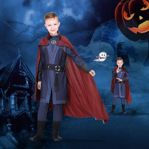 Vista 5 de Lydoesy Disfraz de cosplay para niños, disfraz de Halloween, decoración de fiesta de niños