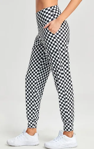 Vista 29 de Oalka - Pantalones deportivos para mujer, con cintura alta y bolsillos, para hacer deporte, yoga y entrenar