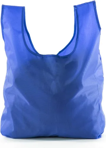 Vista 13 de Mato & Hash Bolsas de comestibles reutilizables Plegables con bolsa de cuerda integrada Bolsa de nailon Ripstop