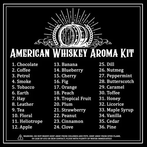 Vista 5 de Bourbon Real Talk Kit de aroma de whisky americano