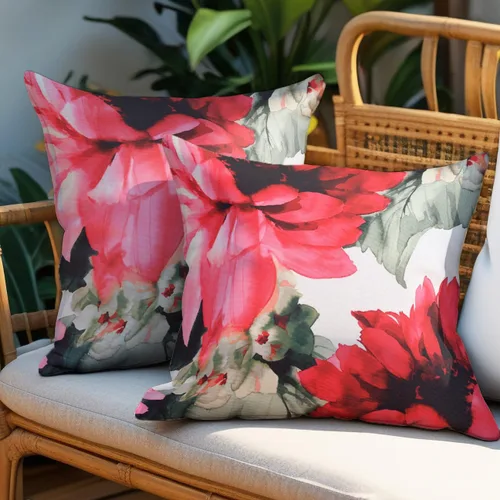 Vista 18 de Decozen Fundas de almohada decorativas con estampado de pájaros con diseño floral para decoración del hogar, sala de estar y dormitorio, funda