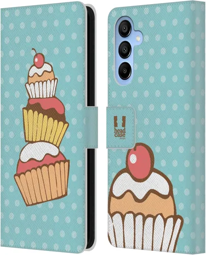 Vista 150 de Head Case Designs Assortment Cupcakes Happiness Leather Wallet Case Compatible with Samsung Galaxy A07 4G Surtido
