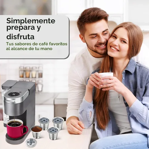 Vista 6 de Tazas K reutilizables para Ke K Supreme Tazas K recargables para Ke K Supreme Plus para cafetera (nuevo paquete de 1)