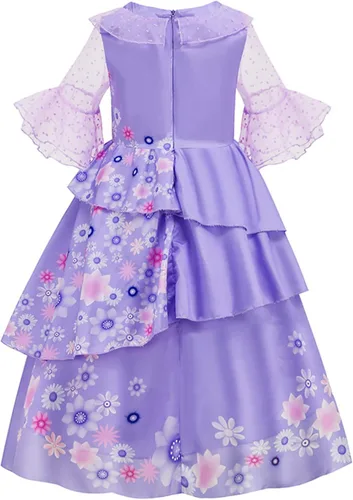 Vista 3 de RuuYiicoco Disfraz de princesa para niña de Halloween