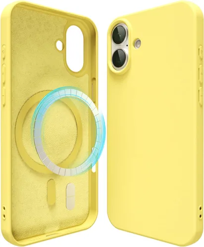 Vista 128 de oakxco Funda de silicona para iPhone 12 Pro Max, magnética, compatible con carga inalámbrica Magsafe, cubierta protectora de goma suave y delgada