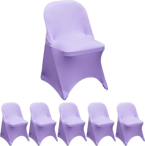 Vista 12 de YOUR CHAIR COVERS - Funda para silla plegable de elastano elástica, color negro