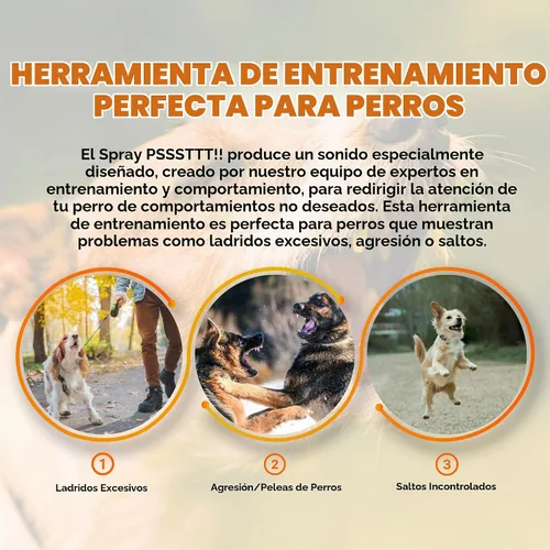 Vista 5 de PSSSTTT - Aerosol para perros, 3.5 onzas líquidas (3.49 oz), entrenamiento eficaz de comportamiento para perros, corrector de perro disuasorio