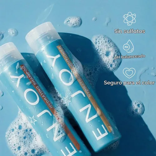 Vista 4 de Enjoy, Duo, sin sulfato (Champú y Acondicionador Hidratante) – 10.1 oz