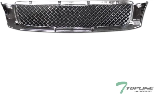 Vista 5 de 7422440752746 Compatible con 2000-2005 Cadillac Deville Rejilla de Parachoques Delantero de Malla Cromo