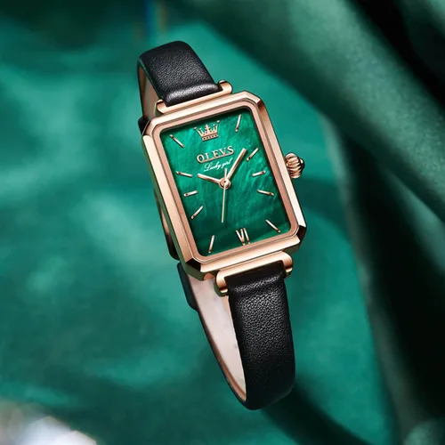 Vista 3 de RORIOS Reloj de pulsera analógico de cuarzo para mujer, reloj de pulsera de estilo minimalista, para mujer