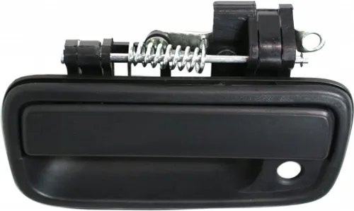 Vista 5 de Para Toyota Tacoma 1995-2004 Manija de puerta exterior lado del conductor Exterior frontal texturizado negro Reemplazo para TO1310117