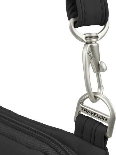 Vista 6 de Travelon Anti-Theft Classic Light Mini Crossbody Bag, Black, One