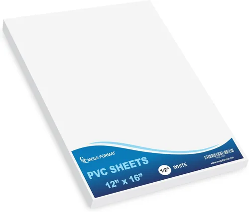 Vista 35 de Mega Format Hojas de plástico de PVC expandido – Hoja negra rígida de 5 x 7 pulgadas para manualidades, señalización y exhibiciones – Sintra Negro