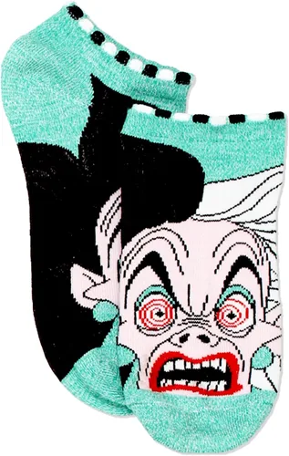 Vista 5 de Disney Villains - Paquete de 6 calcetines para mujeres adolescentes adolescenteadulto
