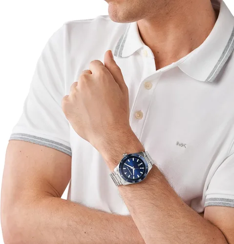 Vista 5 de Michael Kors Layton - Reloj de acero inoxidable