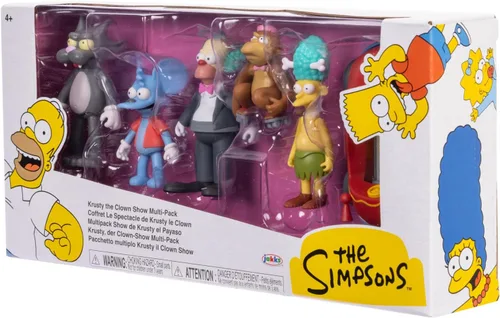 Vista 5 de The Simpsons - Juego de figuras de 2.5 pulgadas de Krusty The Clown Show Set