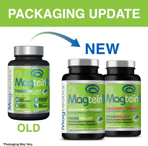 Vista 5 de Magtein Magnesium L-Threonate 120 Capsule and Magceutics MagteinPRO 90 Cápsulas - Bundle
