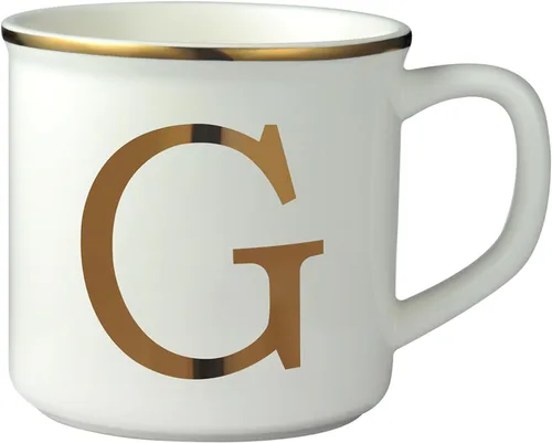 Vista 18 de Taza de Café de Cerámica Miicol 16 oz, Taza de Café Monograma, Taza de Té con Inicial Dorada, Taza de Té Personalizada, Regalo Único, Taza Grande