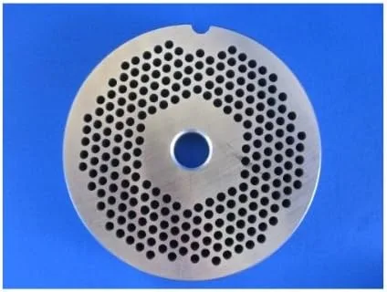Vista 2 de #22 x 1/8" ACERO INOXIDABLE Carne Picadora Disco de Placa para Pro Cut, Biro, LEM Cabelas Universal MTN y otros (* Ver exclusiones)