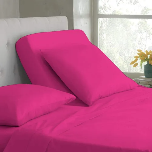 Vista 28 de Base de cama ajustable – Juego de sábanas de cabeza dividida superior tamaño Queen – Sábanas de 100% algodón egipcio sólido color azul aguamarina