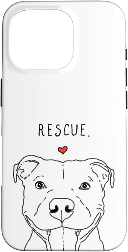 Vista 20 de Rescue Love Smiling Pit Bull, Pittie, Pitbull Mom, Dog Lover Case for iPhone 17