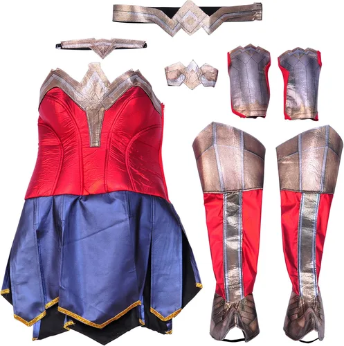 Vista 2 de Secret Wishes - Disfraz de mujer maravilla con botas