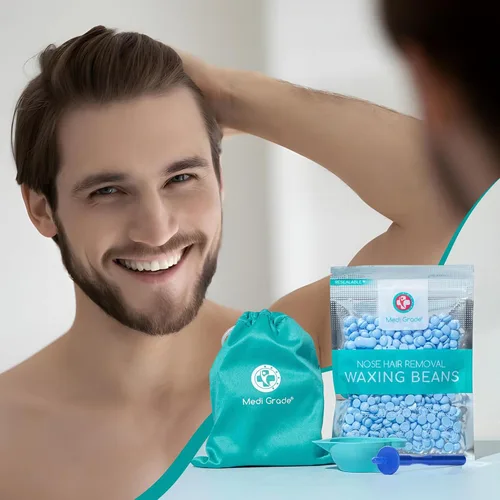 Vista 9 de Medi Grade Kit de cera de nariz ecológica para hombres y mujeres, 26