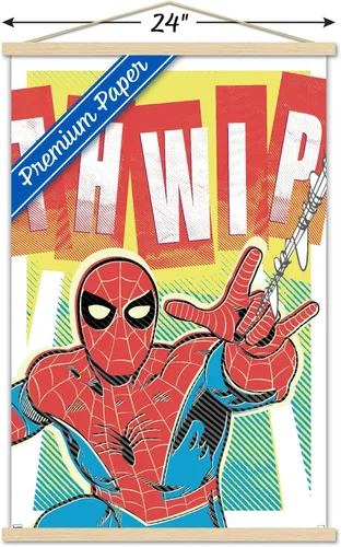 Vista 3 de Trends International Marvel Comics Spider-Man - Póster de pared con marco magnético