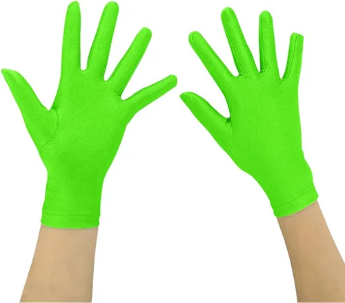 Vista 7 de Ensnovo Guantes de disfraz de dedo completo de elastano para niñas de 5 a 18 años