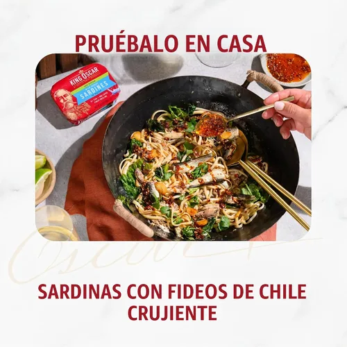 Vista 6 de King Oscar Sardinas en agua, latas de 3.75 onzas (paquete de 12)