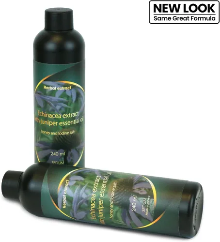 Vista 2 de Sedum Extracto de hierbas naturales para sauna, masaje, remojo de escoba - Infusión de sauna con extracto de equinácea con aceite esencial
