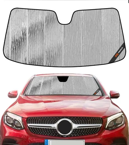Vista 15 de Parasol para parabrisas Pigenius para Mercedes-Benz GLA 2015-2020 Protección para ventana delantera - Salvaguardia