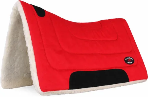 Vista 11 de CHALLENGER Horse & Pony Saddle PAD Western Riding Trail Cordura Top Fur Bottom Full 39143
