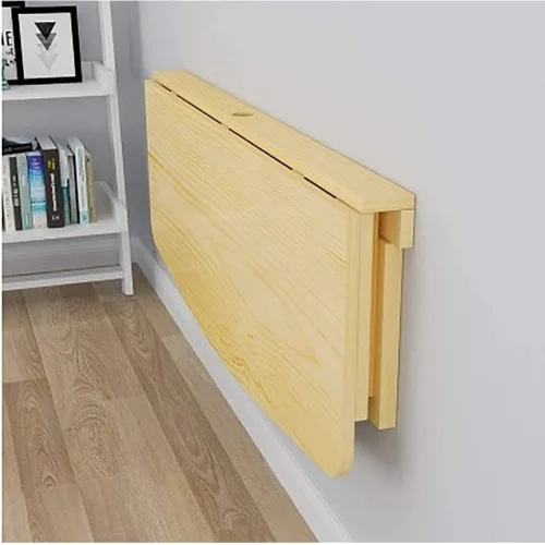 Vista 2 de Mesa de comedor plegable para montaje en pared para computadora, mesa de comedor pequeña, mesa plegable resistente, complemento perfecto