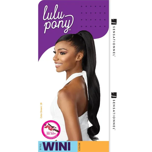 Vista 7 de Sensationnel Lulupony - Cordón para cola de caballo, color marrón medio 4 MEDBROWN