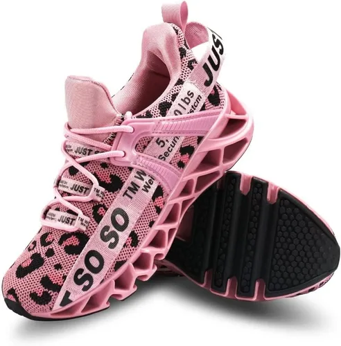 Vista 6 de Umyogo Zapatos deportivos, antideslizantes, para caminar, para mujer