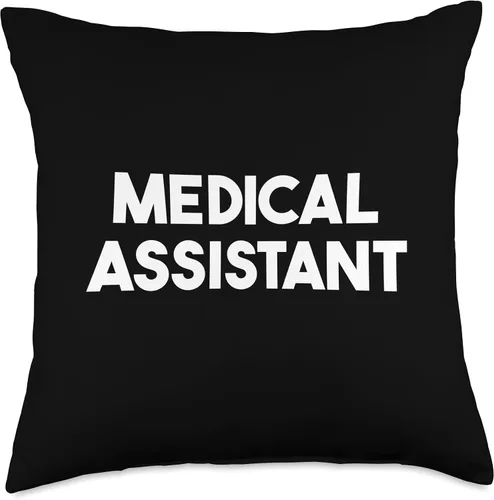 Vista 4 de Medical Assistant Almohada de tiro 16x16, multicolor