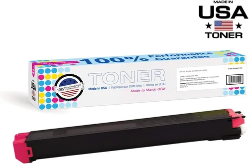 Vista 6 de MADE IN USA TONER Cartucho de repuesto para Sharp MX36NT, MX-2610N MX-2615N MX-3110N MX-3115N MX-3610N (negro, cian, magenta, amarillo, paquete de 4)