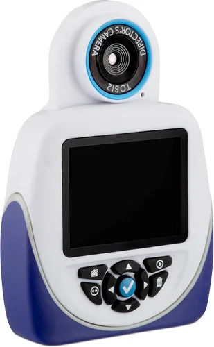 Vista 3 de Little Tikes Tobi 2 Director's - Cámara digital de alta definición para fotos y videos, pantalla verde, selfies, temporizador automático, trípode