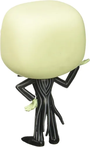 Vista 3 de Funko POP Disney: The Nightmare Before Christmas - Figura de vinilo de Jack Skellington Pop! (paquete con funda protectora compatible con Pop Box)