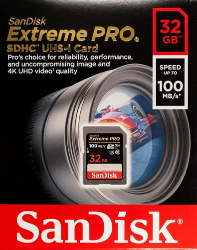 Vista 2 de SanDisk - Tarjeta de memoria SD Extreme Pro UHS-I de 32 GB, funciona