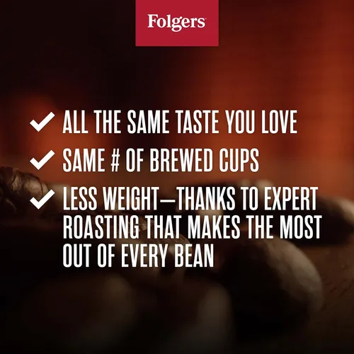 Vista 7 de Folgers Breakfast Blend Café molido, café suave y suave, recipiente de 9.6 onzas