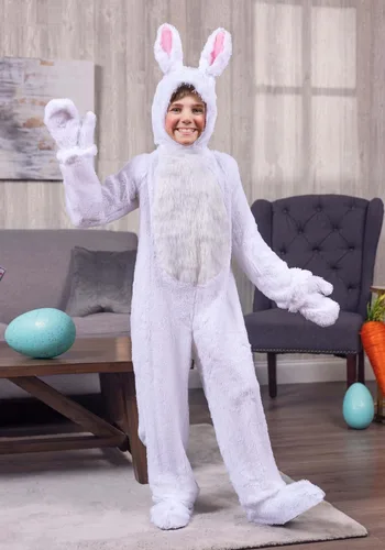 Vista 2 de Kids White Bunny Costume